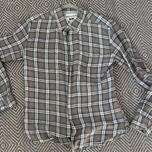 Mens Joseph Abboud Plaid Shirt - Sz L